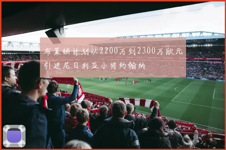 布莱顿计划以2200万到2300万欧元引进尼日利亚小将约翰纳